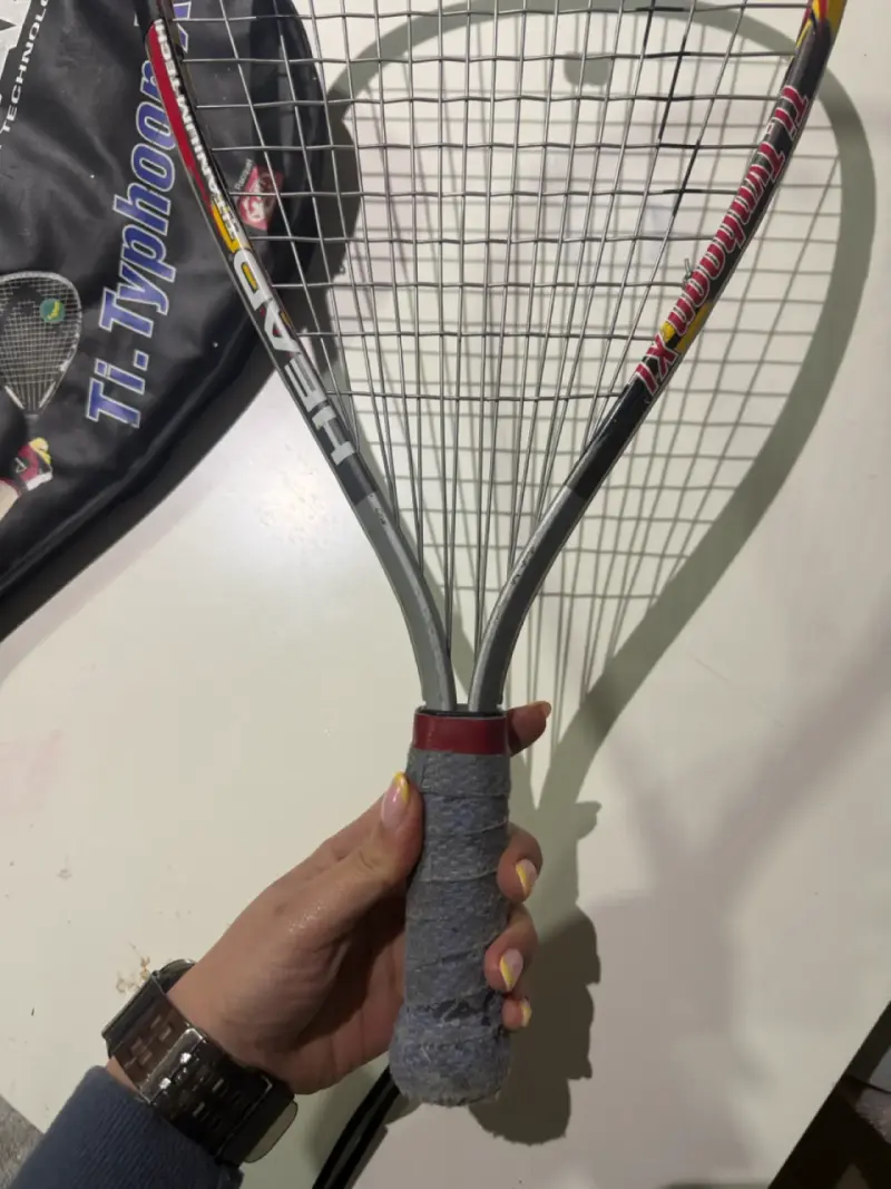 Raqueta de squash Head Ti. Typhoon XL con funda - 3