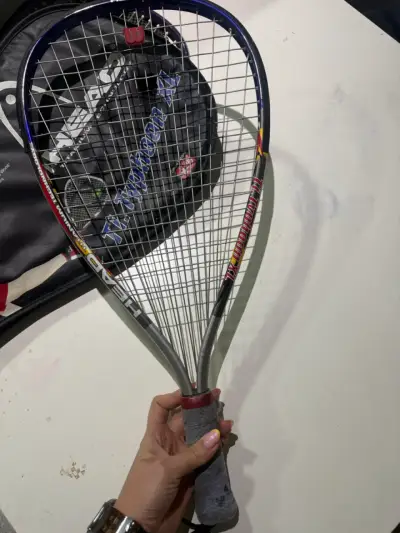 Raqueta de squash Head Ti. Typhoon XL con funda - miniatura 4