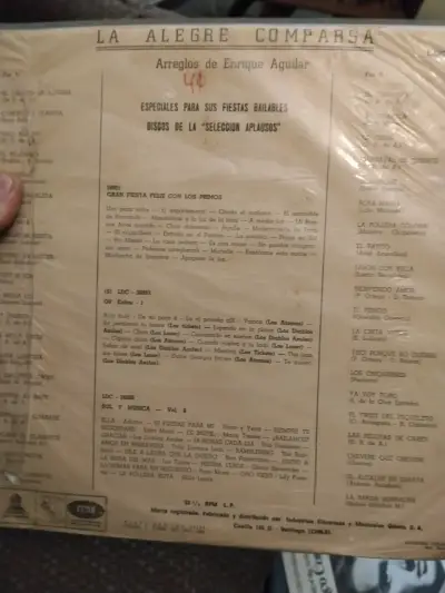 Vinilo Lp Alegre Comparsa Monofónico - miniatura 2