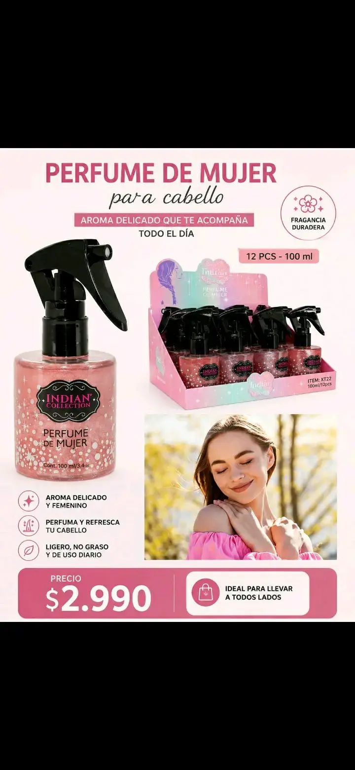 Perfume de Mujer para Cabello Indian Collection - 1