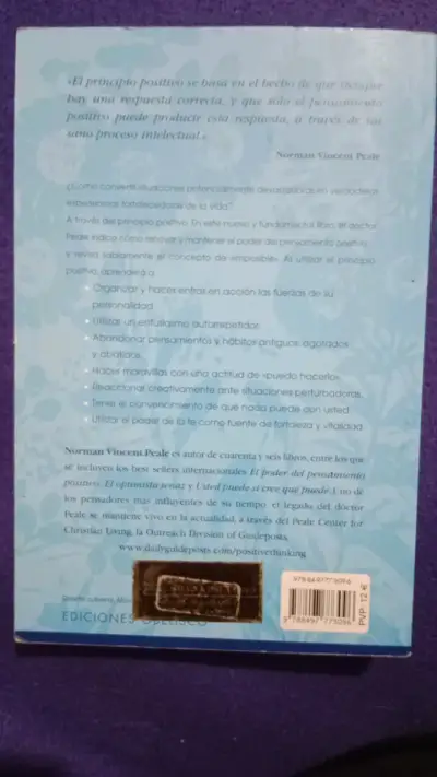 Libro El Principio Positivo de Norman Vincent Peale - miniatura 2