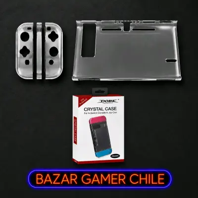 Carcasa acrilica Dobe para Nintendo Switch V1 V2 - miniatura 2