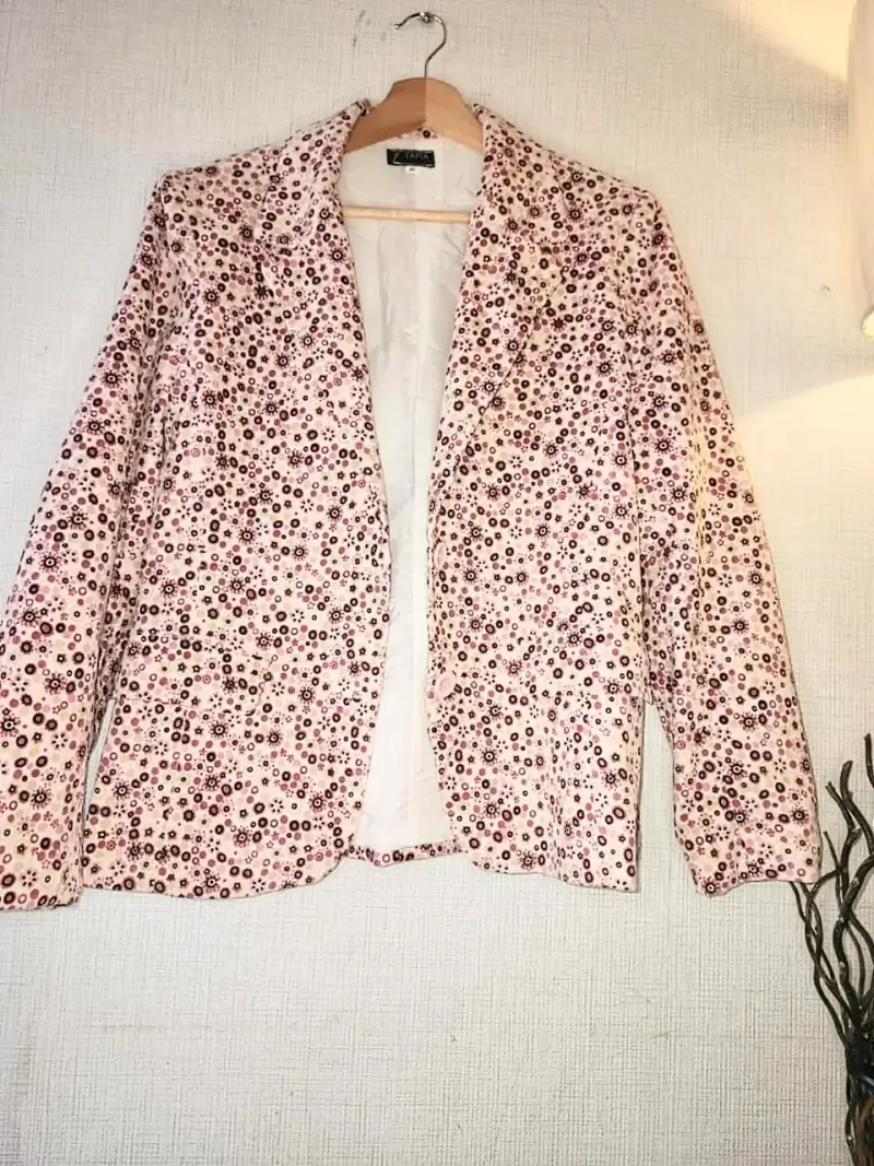 Blazer floral para mujer estilo vintage - 2