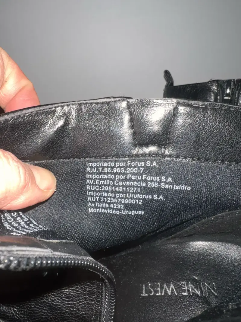 Botines de cuero negro con tacón alto - 2