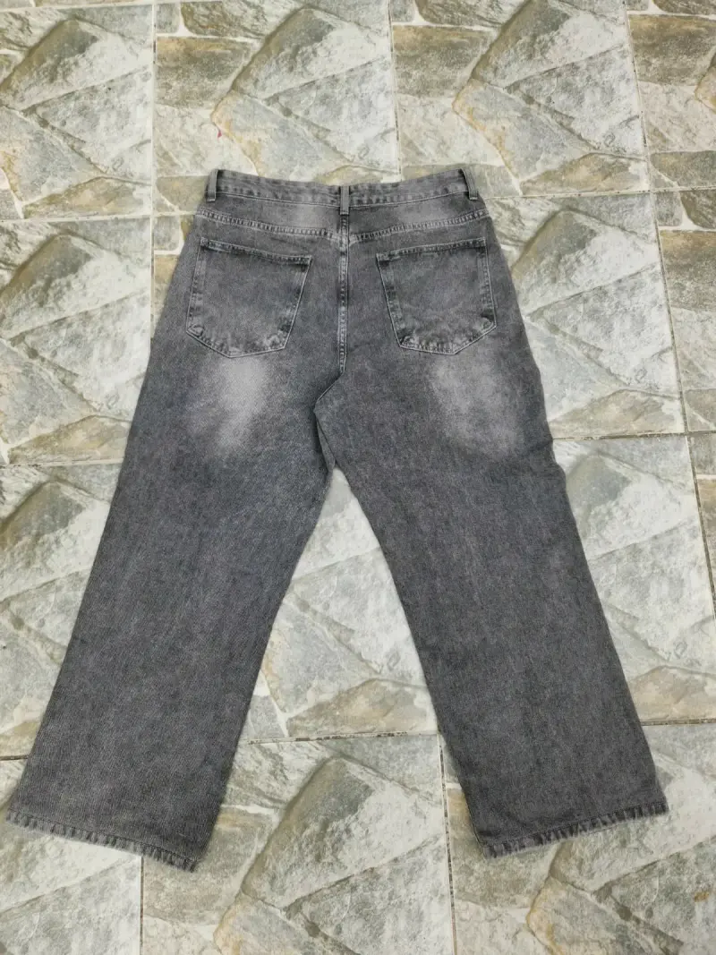 Jeans gris para hombre Baggy - 2