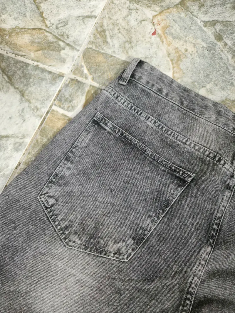 Jeans gris para hombre Baggy - 4