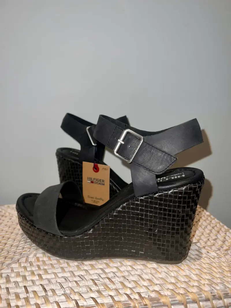 Sandalias plataforma negras - 2