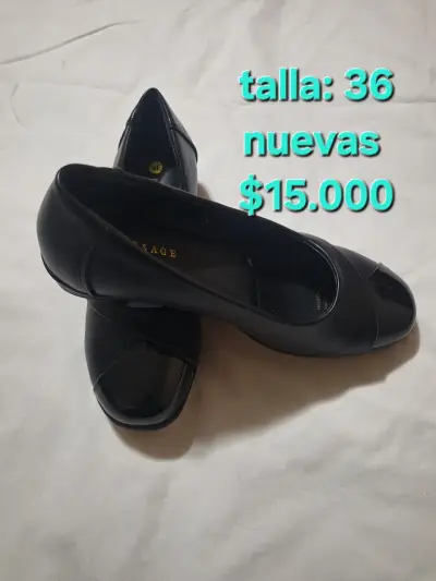 Zapatos de mujer negros talla 36 nuevos - miniatura 1