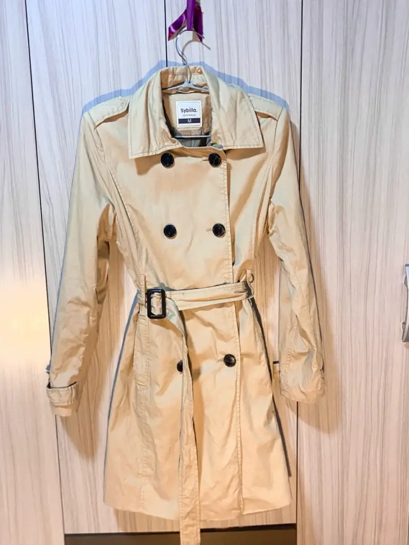 Trench coat beige Sybilla talla M