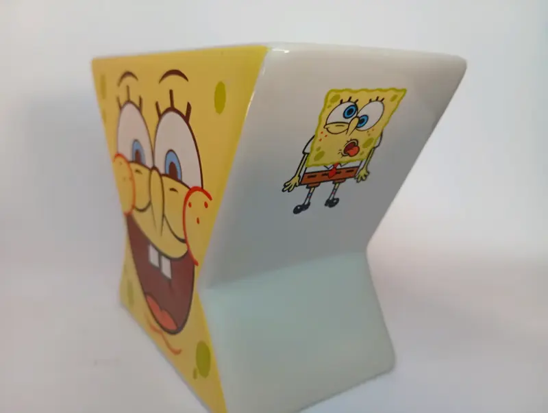 Huevera doble de cerámica Bob esponja - 2