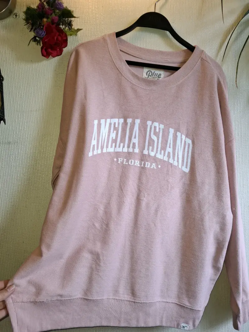 Polerón XL rosado Amelia Island Florida - 3