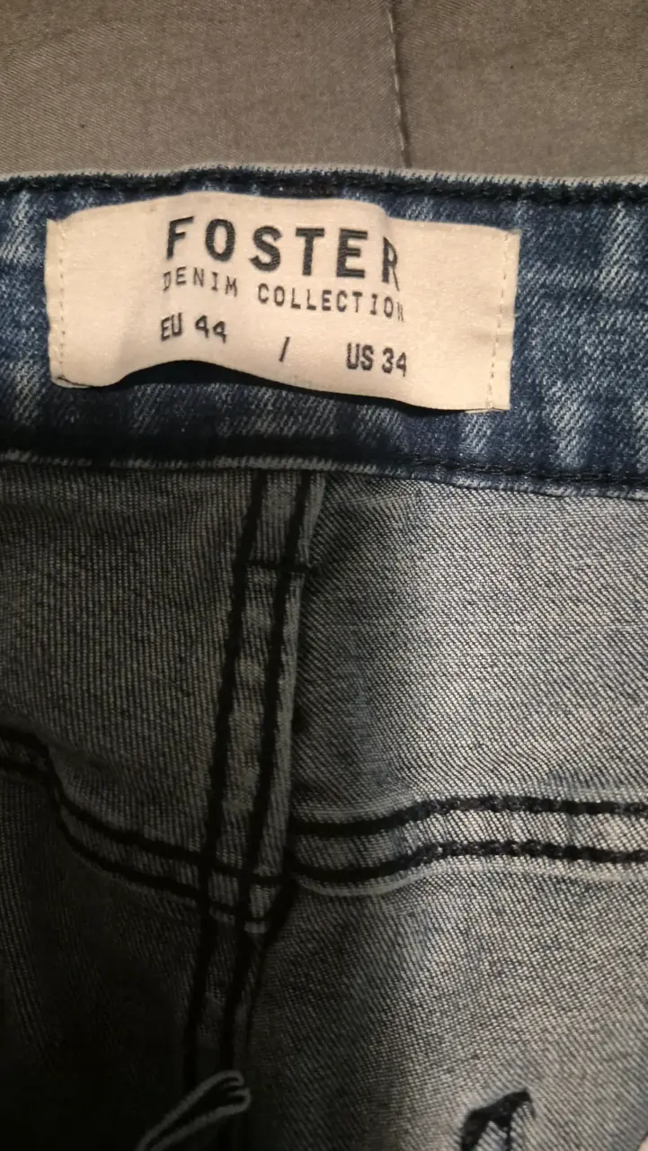 Jeans azul Foster para hombre 44 - 3