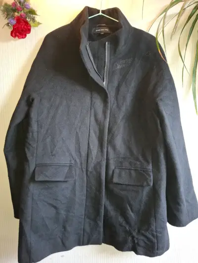 Abrigo negro elegante Jones New York para mujer - miniatura 3