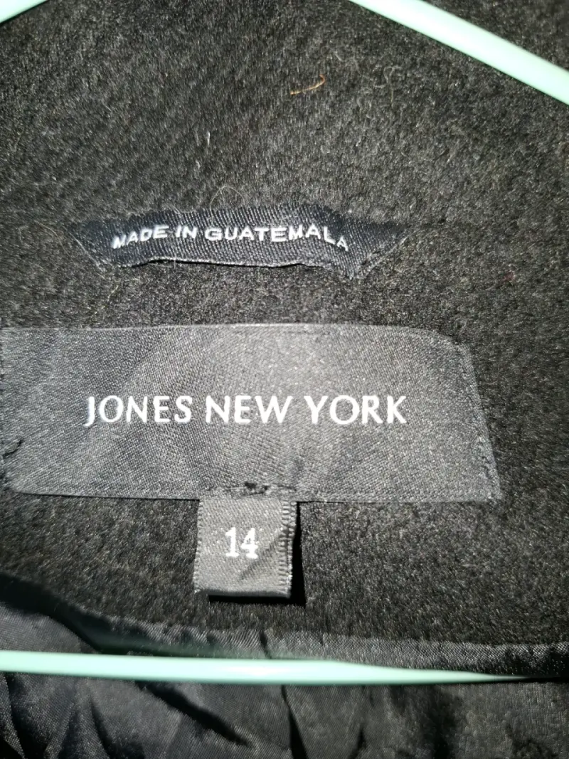 Abrigo negro elegante Jones New York para mujer - 5