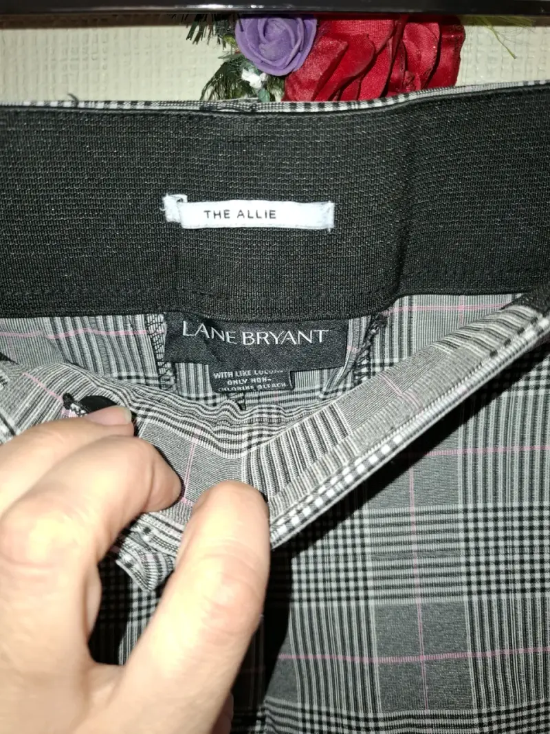 Pantalones de vestir a cuadros para mujer - 3
