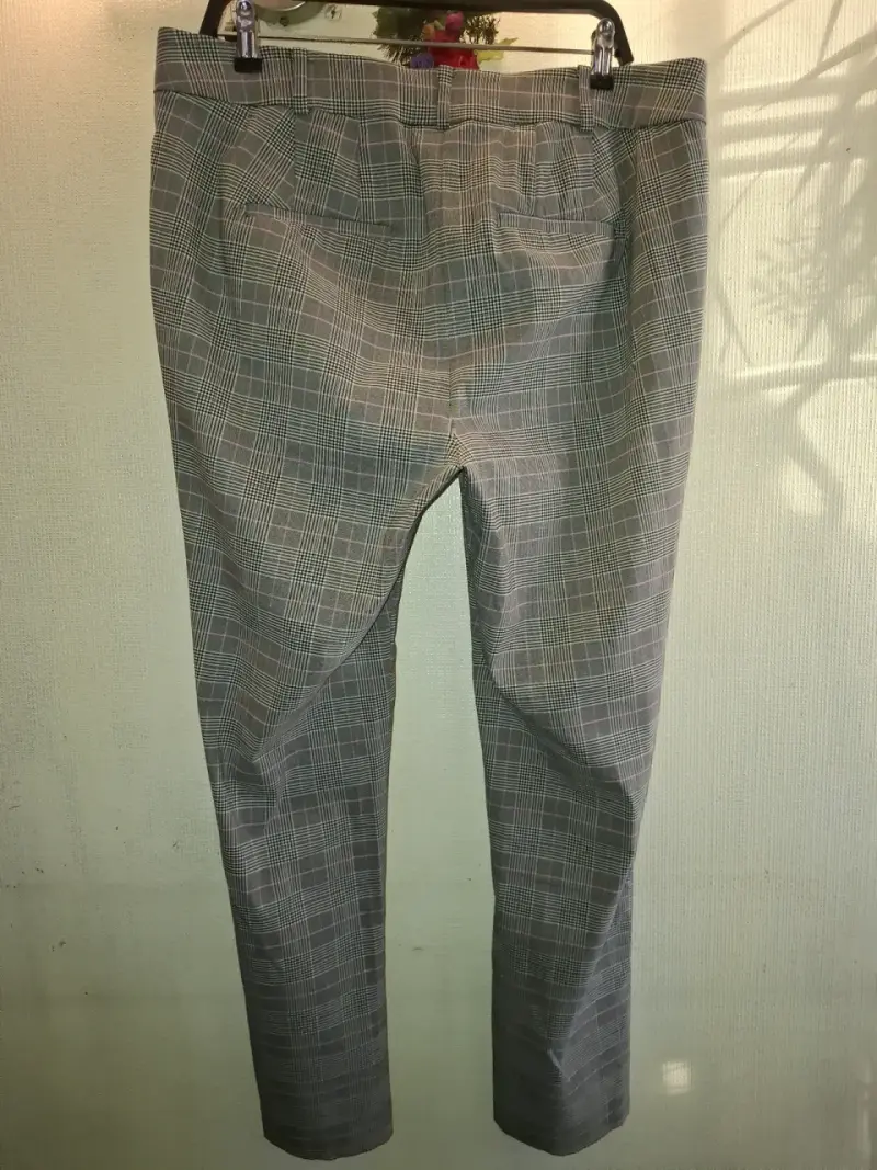 Pantalones de vestir a cuadros para mujer - 5