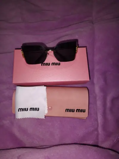 gafas Miu Miu rosa - miniatura 1