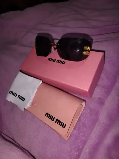 gafas Miu Miu rosa - miniatura 3