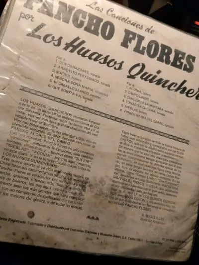Vinilo 3 lp Pancho Flores,Javier Soli Huasos quin - miniatura 2
