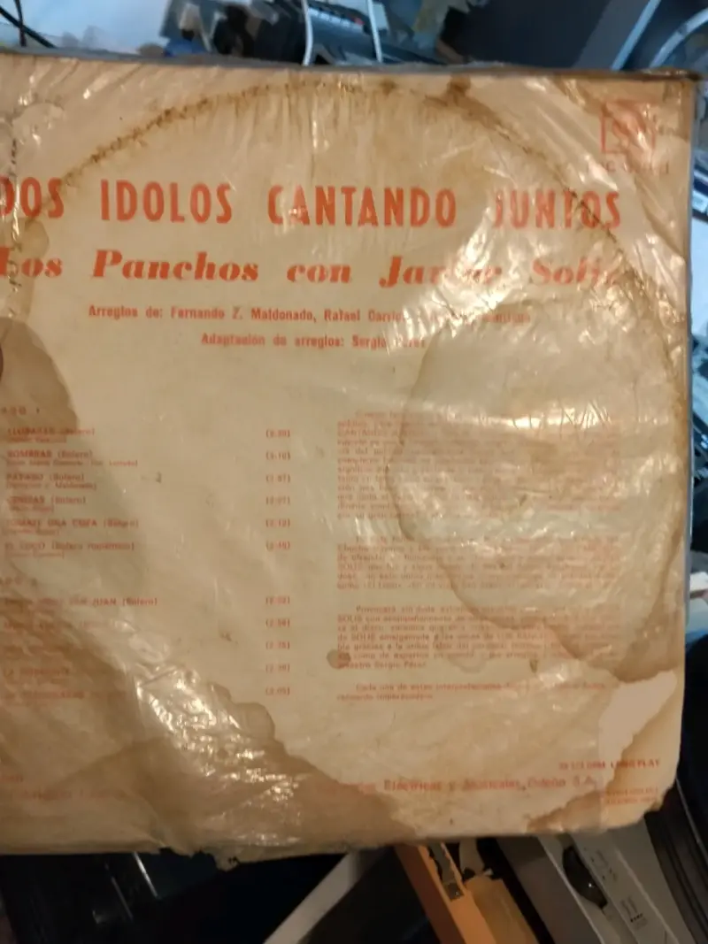 Vinilo 3 lp Pancho Flores,Javier Soli Huasos quin - 4