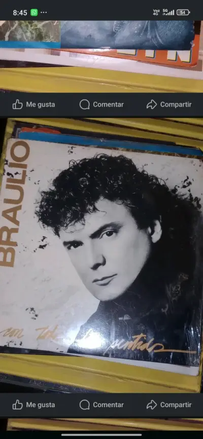 Vinilo de Braulio y Auto control Con Tod Mis Sen - miniatura 1