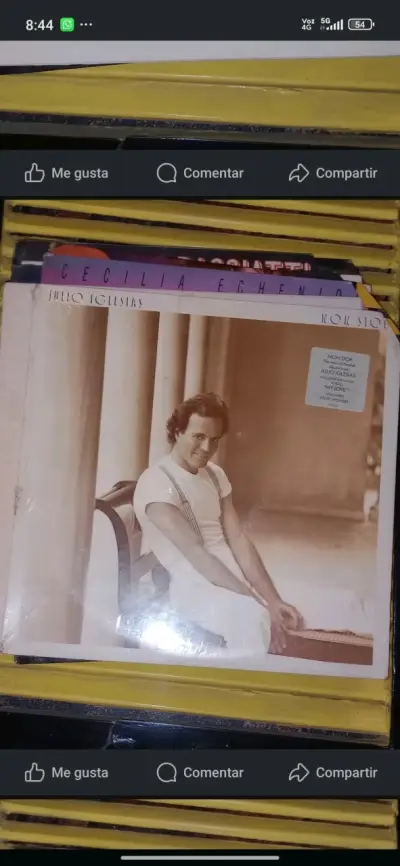 Vinilo lp Julio Iglesias 'Non Stop' y un hombre so - miniatura 1