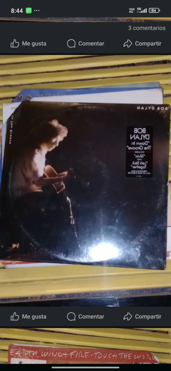 Vinilo Earth, wind.. Bob Dylan 'Down in the Groove - 1