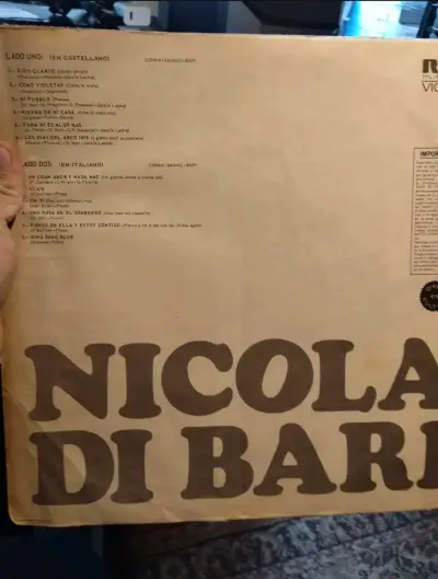 Vinilo Nicola Di bari Homónimo 1973 - miniatura 2