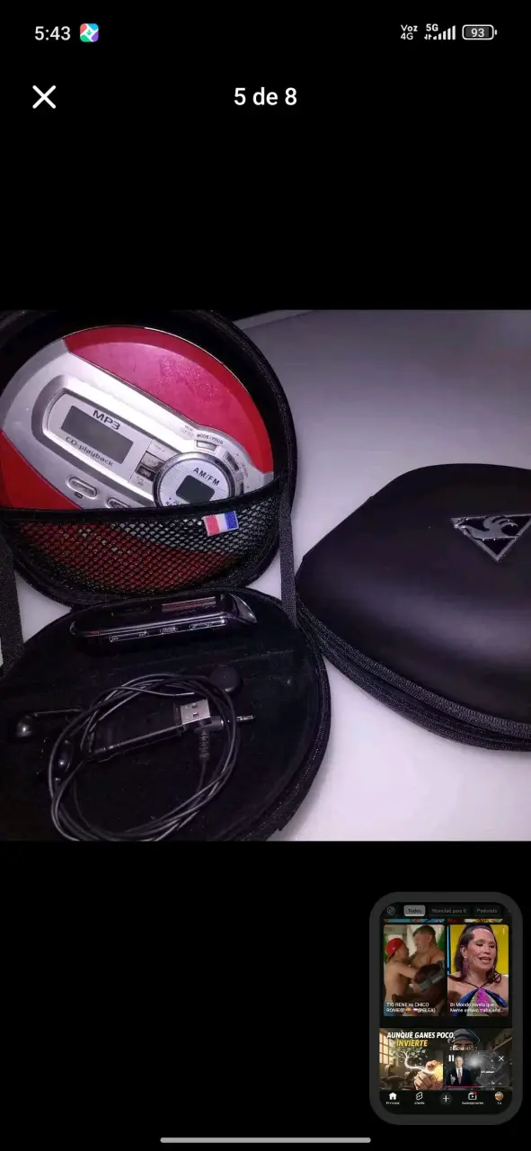 Estuche porta Discman. Le coq. Buena calidad - 1
