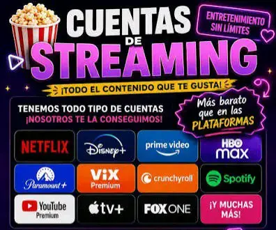 Cuentas de Streaming Premium Variadas