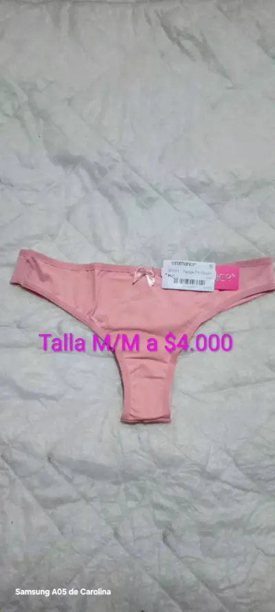 Calzón azul con encaje talla M - miniatura 2