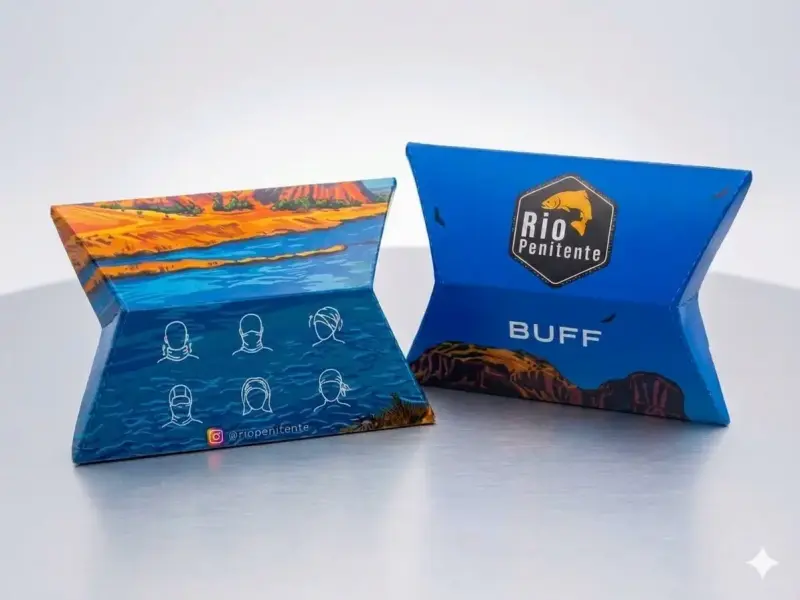 Buff multifuncional Rio Penitente con diseño variado - 1