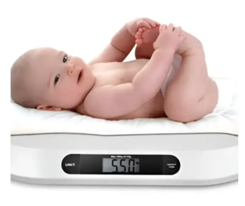 Pesa digital para bebés con pantalla LCD