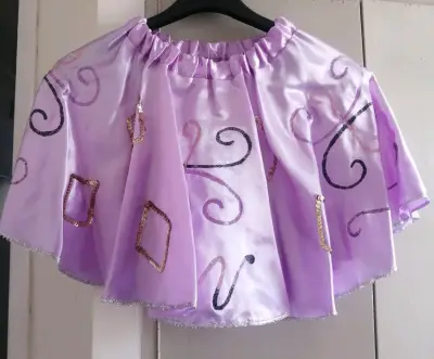Vestido de danza folclórica blanco con bordados - miniatura 2