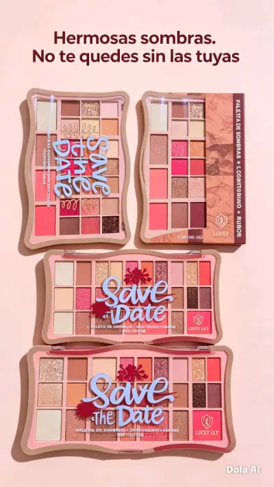 Paleta de Sombra Lucky Lily Save The Date y mucho+ - miniatura 1