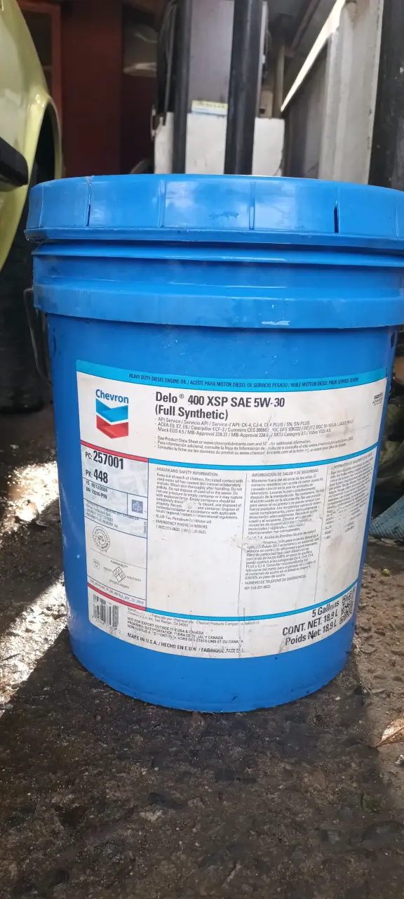Aceite de motor Chevron Delo 400 XSP SAE 5W-30