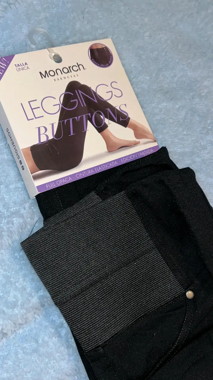 Leggings Safari de Ecocuero Negro Monarch - 4