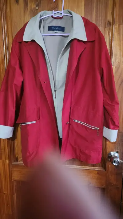 Chaqueta Roja Canadienne para Mujer Talla L - miniatura 1