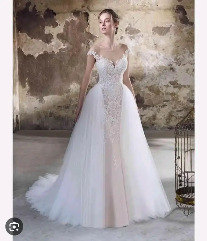 Vestido de novia 2 modelos en uno princesa y siren - 1
