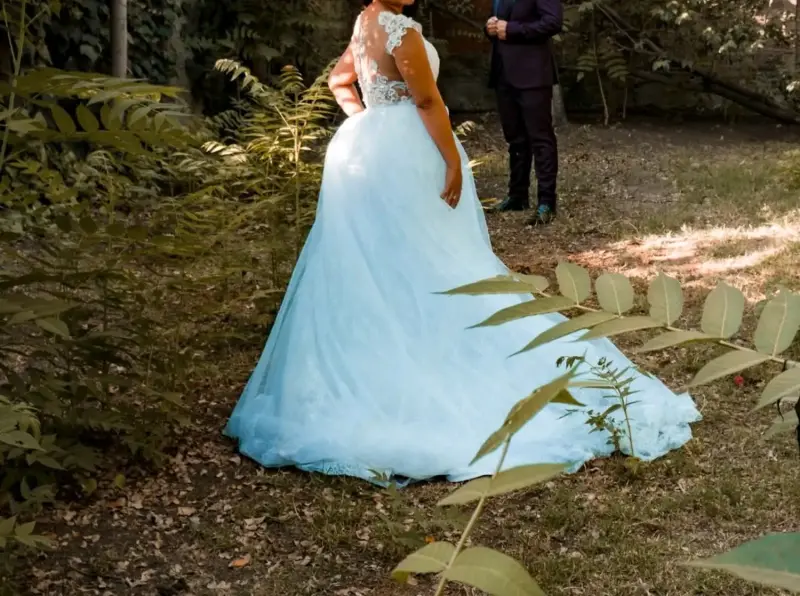Vestido de novia 2 modelos en uno princesa y siren - 3