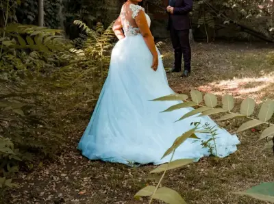Vestido de novia 2 modelos en uno princesa y siren - miniatura 3