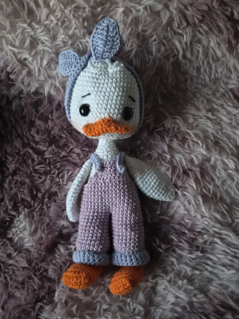 Muñeco de crochet pato hecho a mano - 1