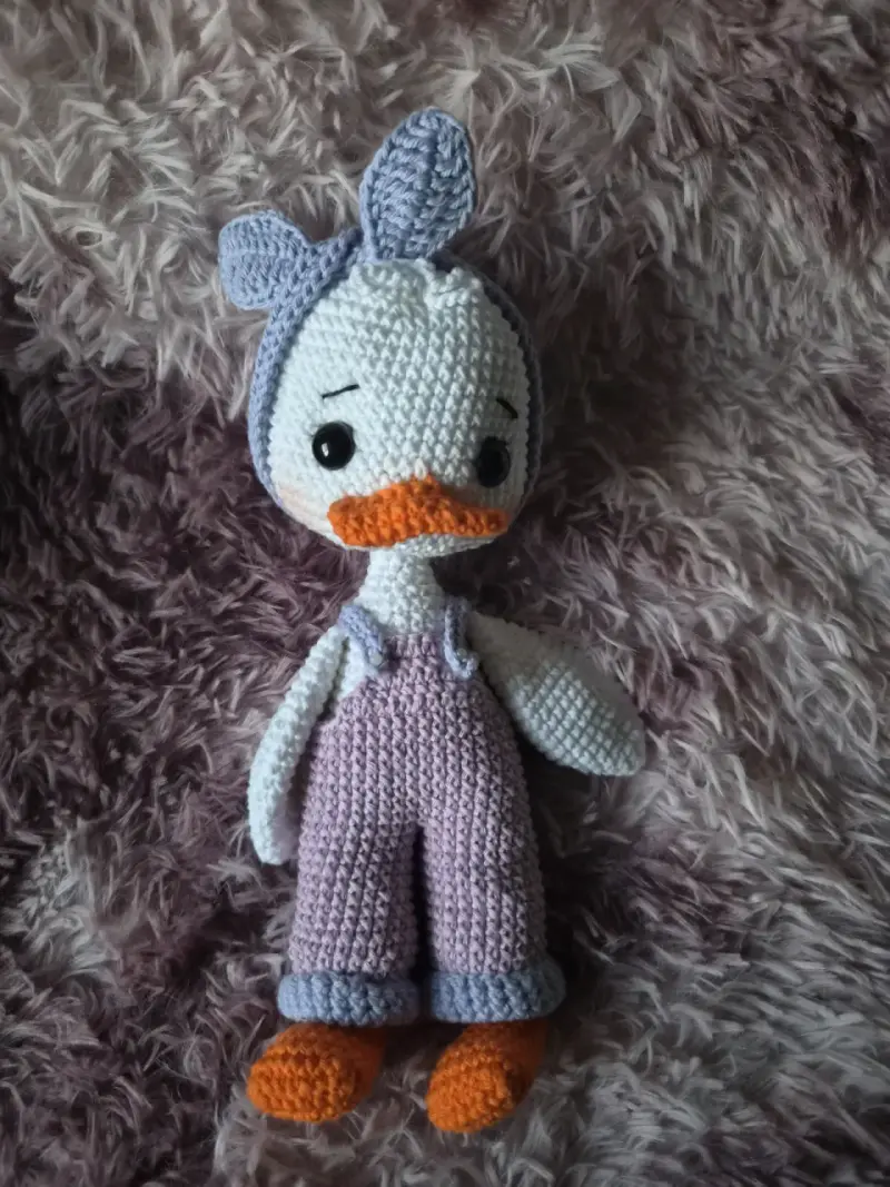 Muñeco de crochet pato hecho a mano - 2