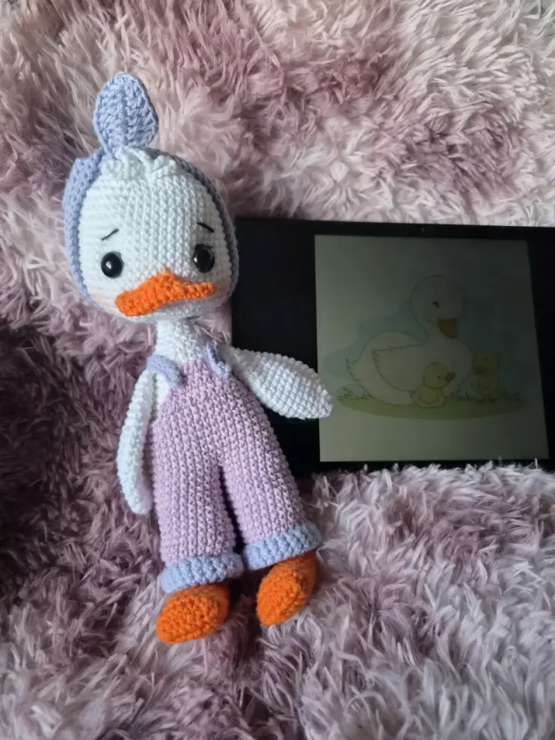 Muñeco de crochet pato hecho a mano - 3