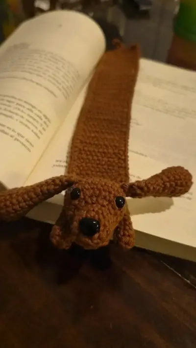 Marca páginas  con diseño de perro - miniatura 1