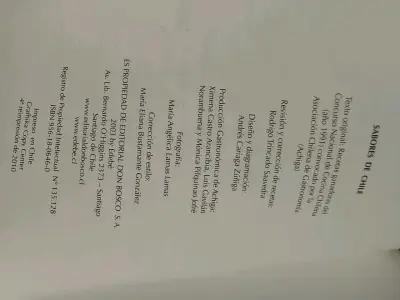 Libro de recetas Sabores de Chile de Avon - miniatura 2