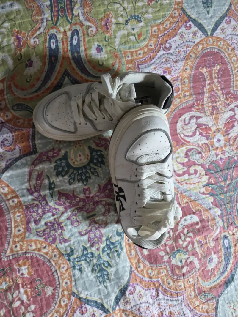 Zapatillas deportivas blancas con logo NY - 2