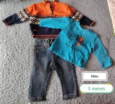 Conjunto de ropa para bebé 3 meses - miniatura 1