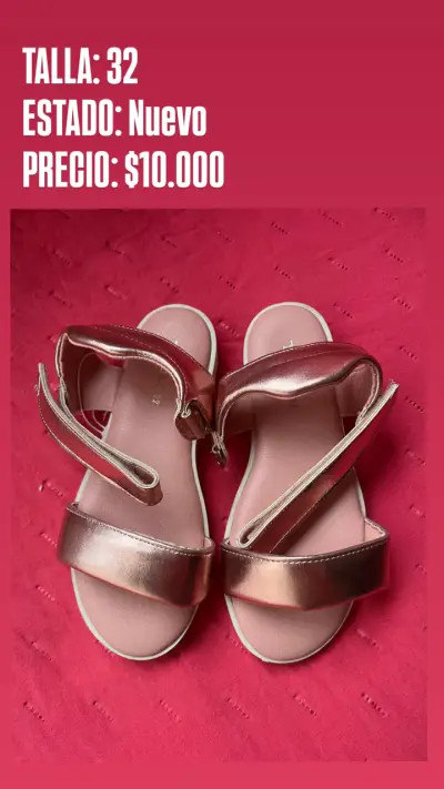 Sandalias rosadas | Talla 32 - miniatura 1