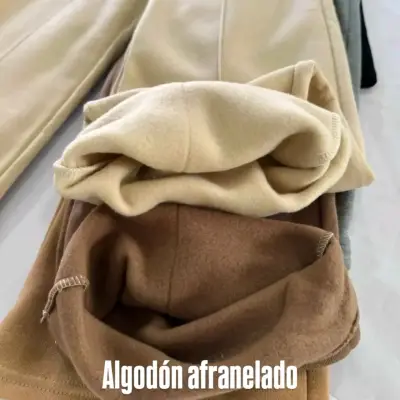Pantalones estilo Zara Palazzo beige - miniatura 2